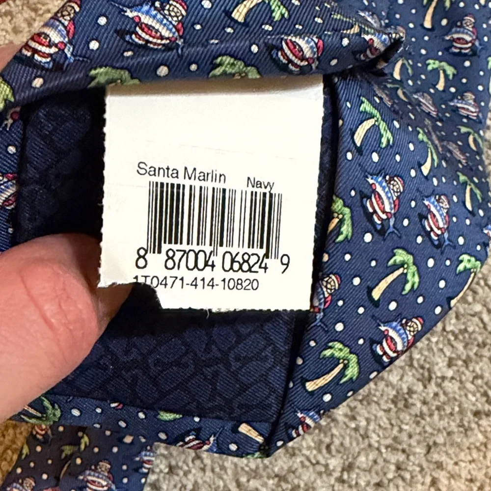 Vineyard Vines Santa Marlin Tie NWT